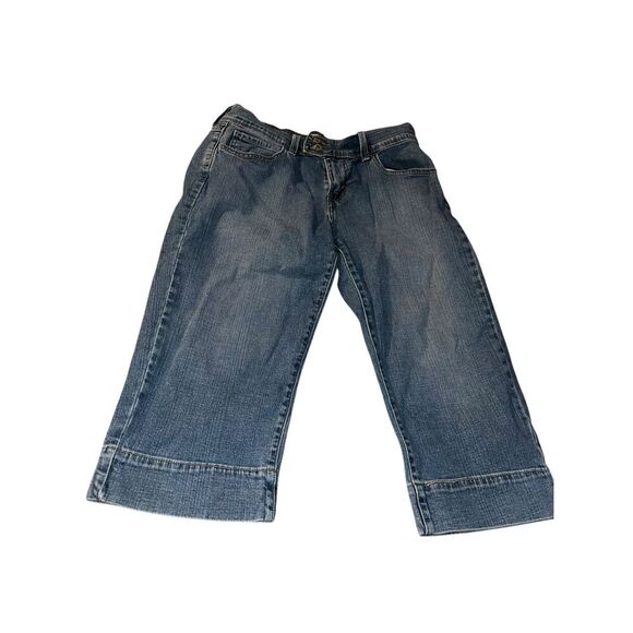 Levi’s 515 capri Sandblasted Demin Jeans Coastal Summer Sz 8 - Picture 1 of 4